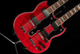 Used Epiphone Limited Edition G-1275 Double Neck Cherry