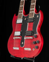 Used Epiphone Limited Edition G-1275 Double Neck Cherry