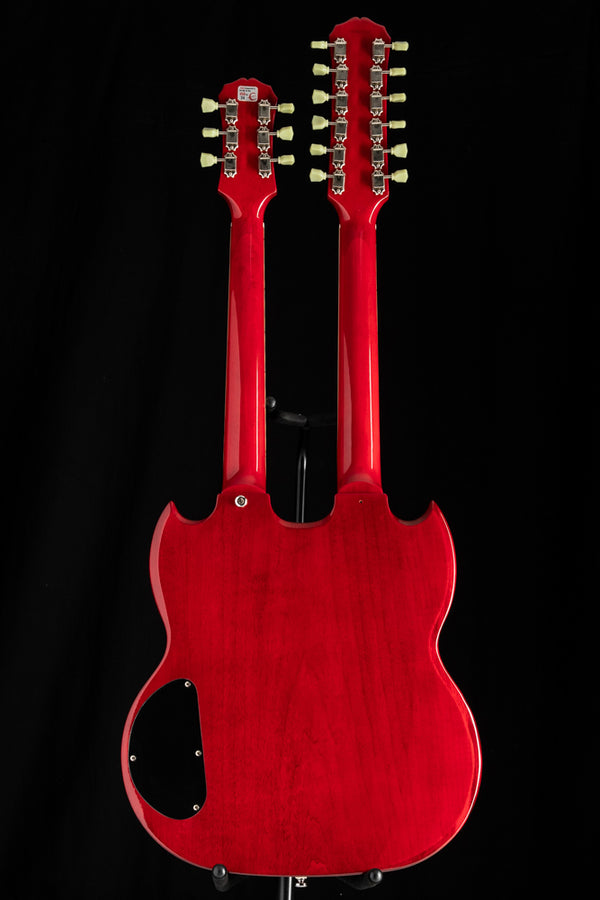 ギター Epiphone SG String Double-Neck Burgundy Epiphone 2004 SG Double-Neck Electric Guitar - Cherry Red