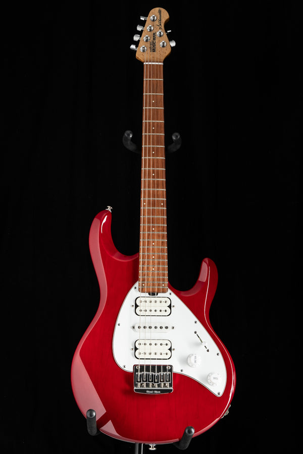 Used Ernie Ball Music Man Silhouette HSH Hardtail Trans Red