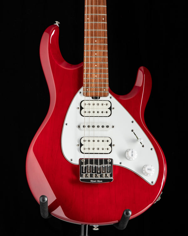 Used Ernie Ball Music Man Silhouette HSH Hardtail Trans Red