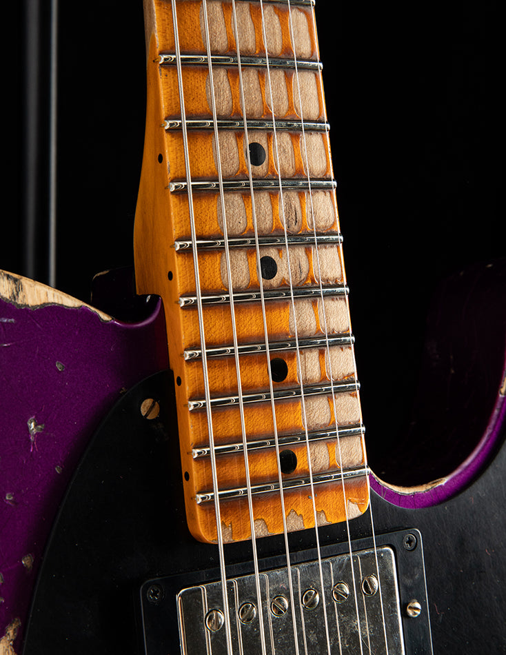 Used Fender Custom Shop Limited Edition 1951 HS Telecaster Super Heavy Relic Purple Metallic