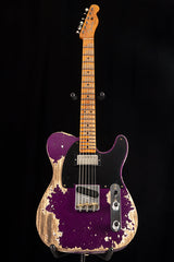 Used Fender Custom Shop Limited Edition 1951 HS Telecaster Super Heavy Relic Purple Metallic