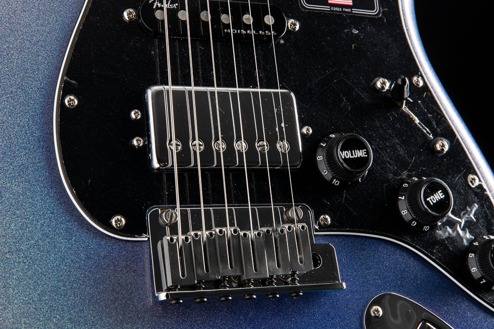 ギター Fender American Ultra Stratocaster 70thA Fender American Ultra Stratocaster Cobra Blue | Blue