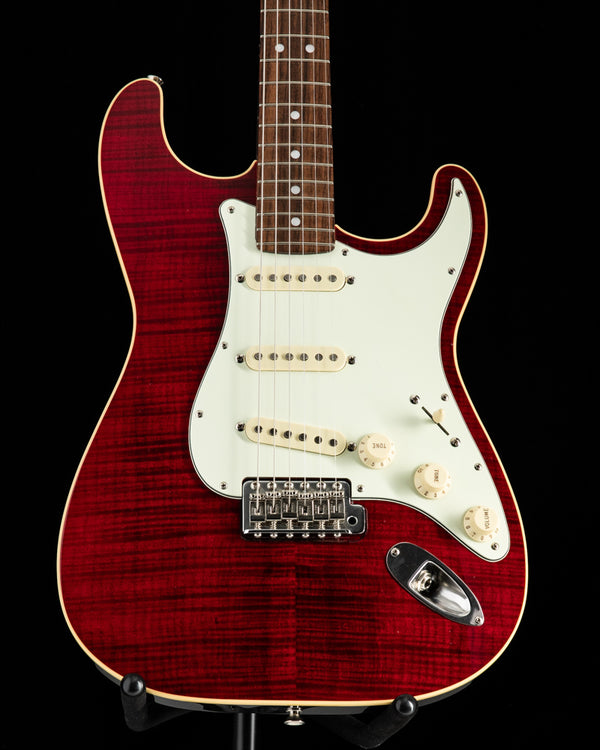 Used Fender Aerodyne Classic Strat Crimson Red Transparent