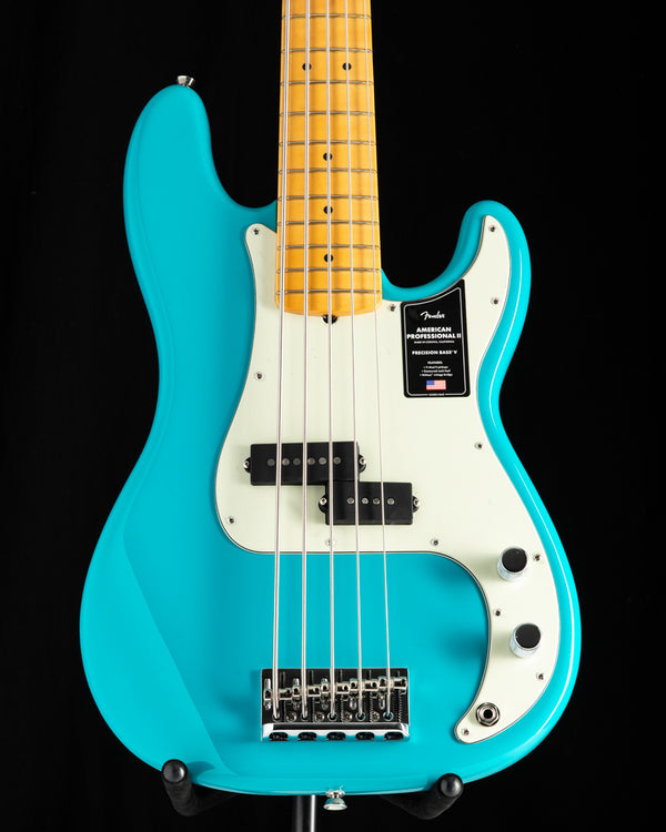 Fender American Professional II Precision Bass V Miami Blue