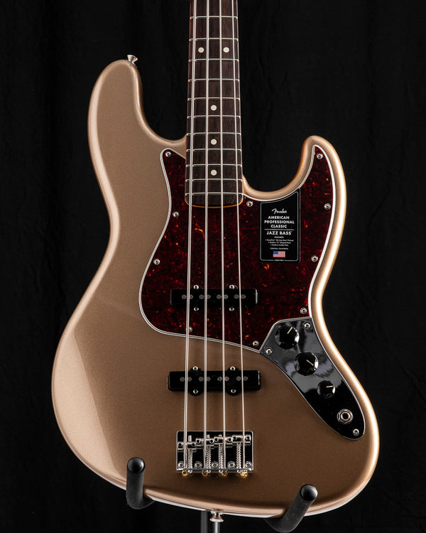 Fender American Professional Classic Jazz Bass Faded Faded Firemist Gold
