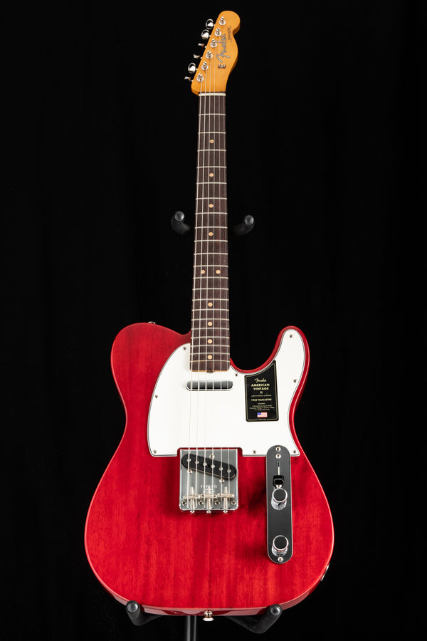 Fender American Vintage II 1963 Telecaster Crimson Red Transparent