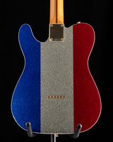 Fender Buck Owens Telecaster Limited Edition Red Silver And Blue Sparkle