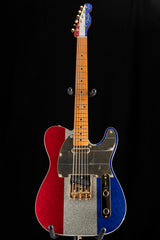 Fender Buck Owens Telecaster Limited Edition Red Silver And Blue Sparkle