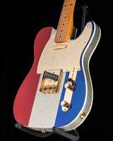 Fender Buck Owens Telecaster Limited Edition Red Silver And Blue Sparkle