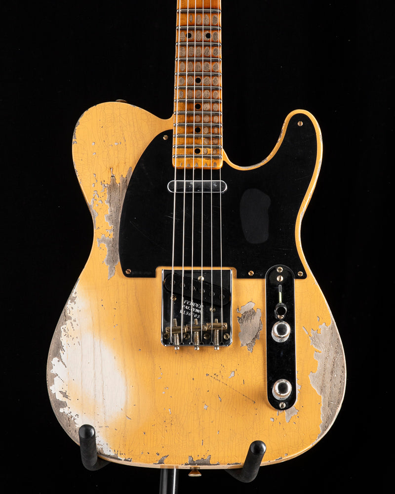 Fender Custom Shop '52 Telecaster Super Heavy Relic Aged Nocaster Blonde