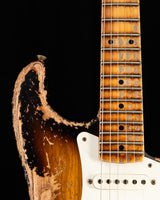 Used Fender Custom Shop 1957 Stratocaster Super Heavy Relic 2 Color Sunburst