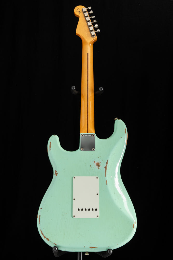 Used Fender Custom Shop 1957 Relic Stratocaster Faded Surf Green