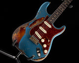 Fender Custom Shop Roasted 1960 Stratocaster Super Heavy Relic Aged Lake Placid Blue over 3 Color Sunburst