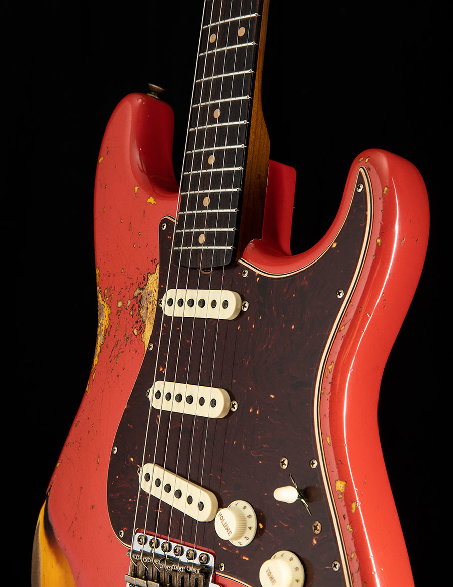 ギター FiestaRed Relic LaquerFinishStratocaster Fender Custom Shop 1961 Stratocaster Relic Fiesta Red