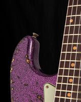 Fender Custom Shop '61 Strat Super Heavy Relic Aged Magenta Sparkle over 3-Color Sunburst