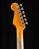 Fender Custom Shop '61 Strat Super Heavy Relic Aged Magenta Sparkle over 3-Color Sunburst