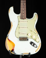 Used Fender Custom Shop 1961 Heavy Relic Stratocaster Super Faded Aged Sonic Blue/3 Color Sunburst
