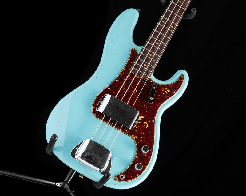 Fender Custom Shop '63 Precision Bass Journeyman Aged Daphne Blue