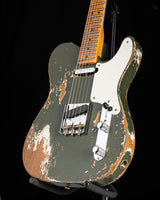 Fender Custom Shop Roasted Pine Double Esquire Super Heavy Relic Olive Green