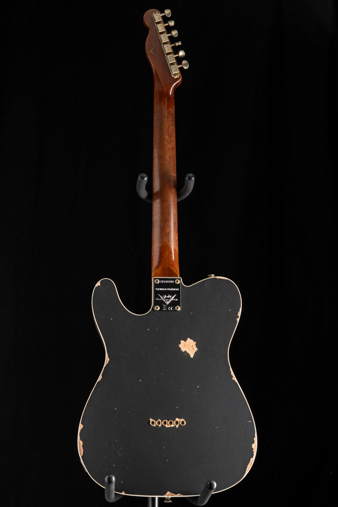 Fender Custom Shop Limited Edition HS Telecaster Custom Heavy Relic Aged Charcoal Frost Metallic