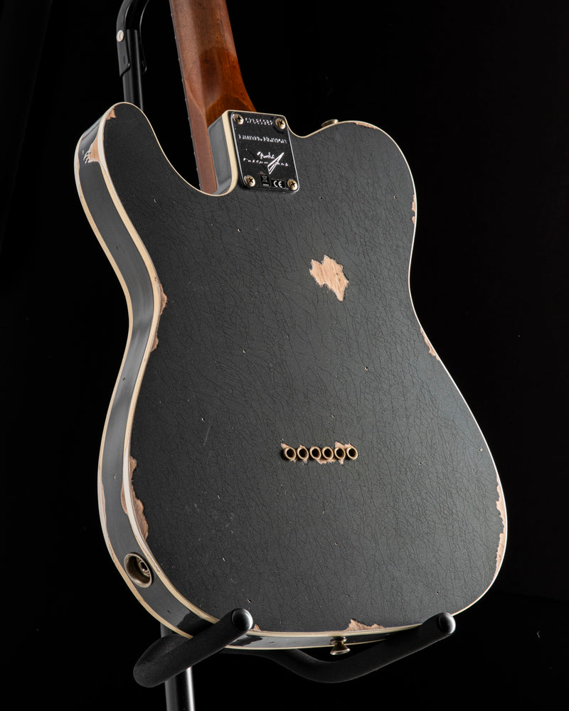 Fender Custom Shop Limited Edition HS Telecaster Custom Heavy Relic Aged Charcoal Frost Metallic