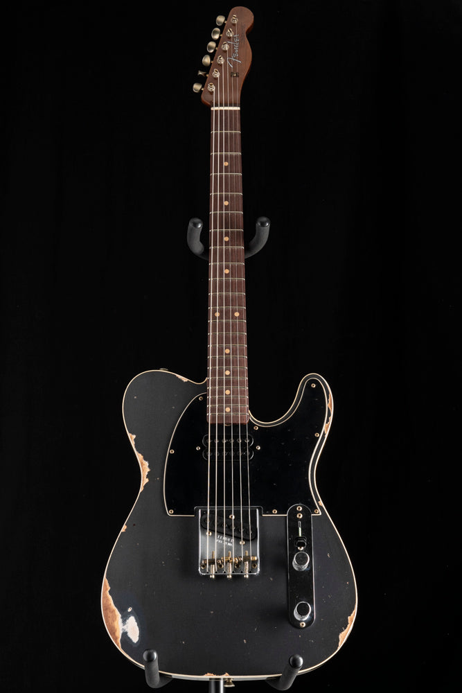 Fender Custom Shop Limited Edition HS Telecaster Custom Heavy Relic Aged Charcoal Frost Metallic