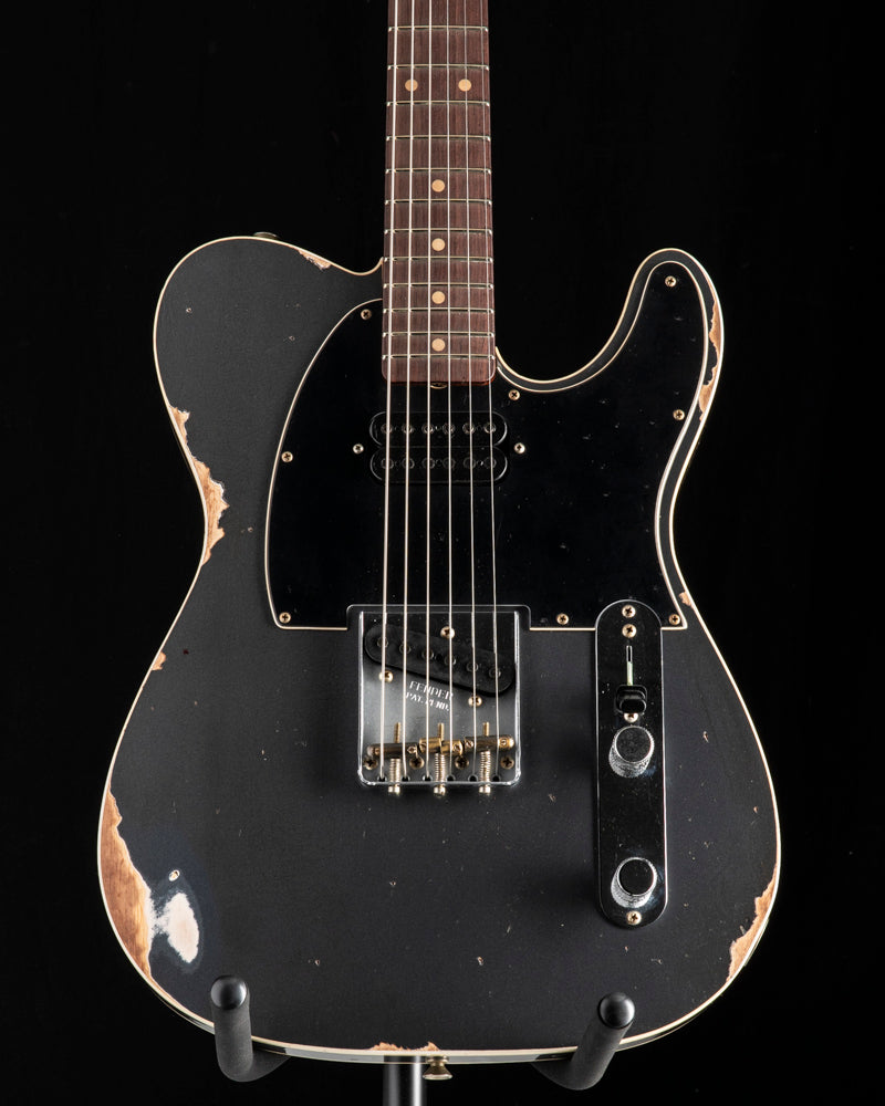 Fender Custom Shop Limited Edition HS Telecaster Custom Heavy Relic Aged Charcoal Frost Metallic