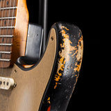 Fender Custom Shop 50’s Strat Heavy Relic Black over Violin Burst Masterbuilt Kyle McMillin