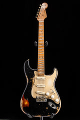Fender Custom Shop 50’s Strat Heavy Relic Black over Violin Burst Masterbuilt Kyle McMillin