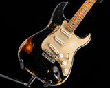 Fender Custom Shop 50’s Strat Heavy Relic Black over Violin Burst Masterbuilt Kyle McMillin