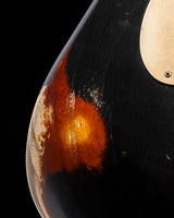 Fender Custom Shop 50’s Strat Heavy Relic Black over Violin Burst Masterbuilt Kyle McMillin