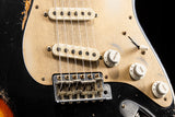 Fender Custom Shop 50’s Strat Heavy Relic Black over Violin Burst Masterbuilt Kyle McMillin