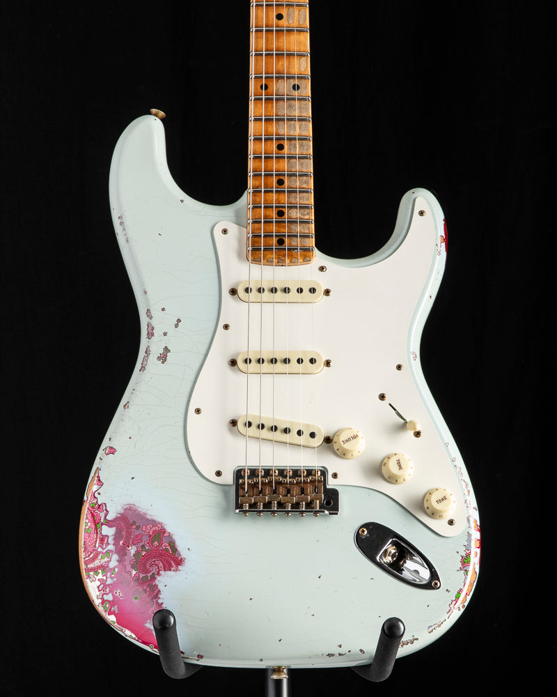 Fender Custom Shop Mischief Maker Heavy Relic Super Faded/Aged Sonic over Pink Paisley