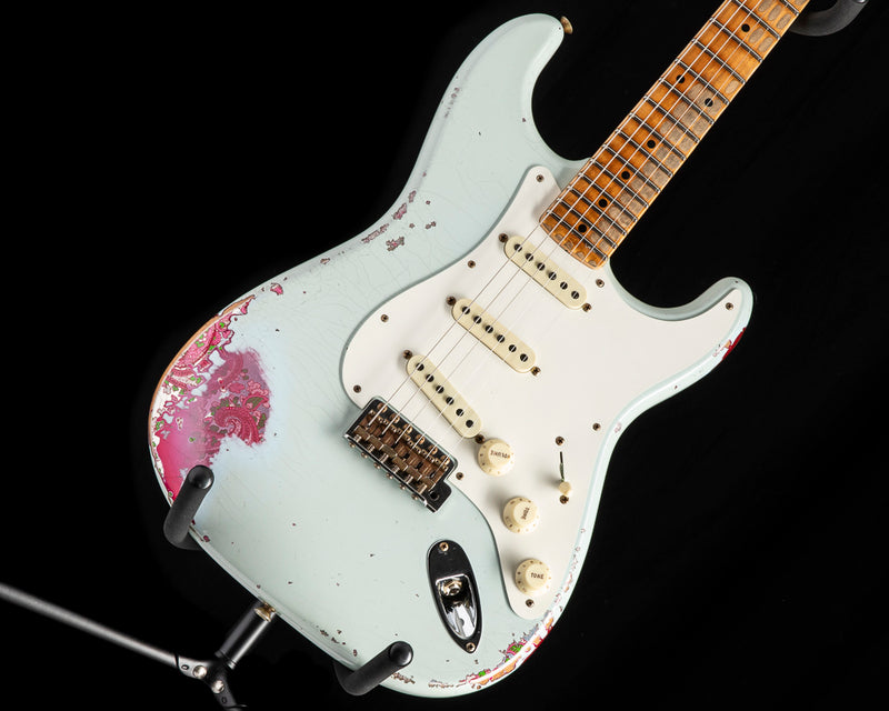 Fender Custom Shop Mischief Maker Heavy Relic Super Faded/Aged Sonic over Pink Paisley