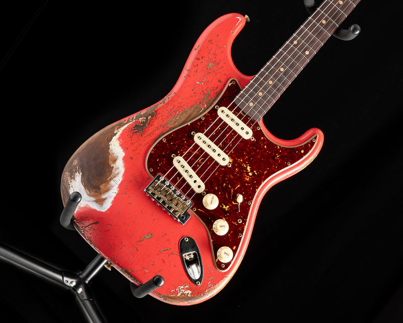 Fender Custom Shop Roasted 1960 Super Heavy Relic Stratocaster Aged Fiesta Red LTD