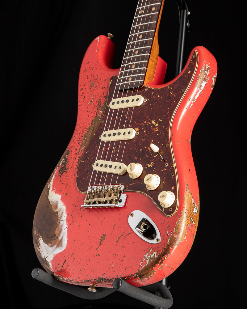 Fender Custom Shop Roasted 1960 Super Heavy Relic Stratocaster Aged Fiesta Red LTD