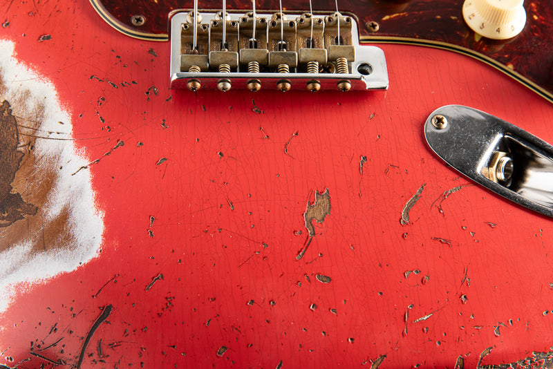 Fender Custom Shop Roasted 1960 Super Heavy Relic Stratocaster Aged Fiesta Red LTD