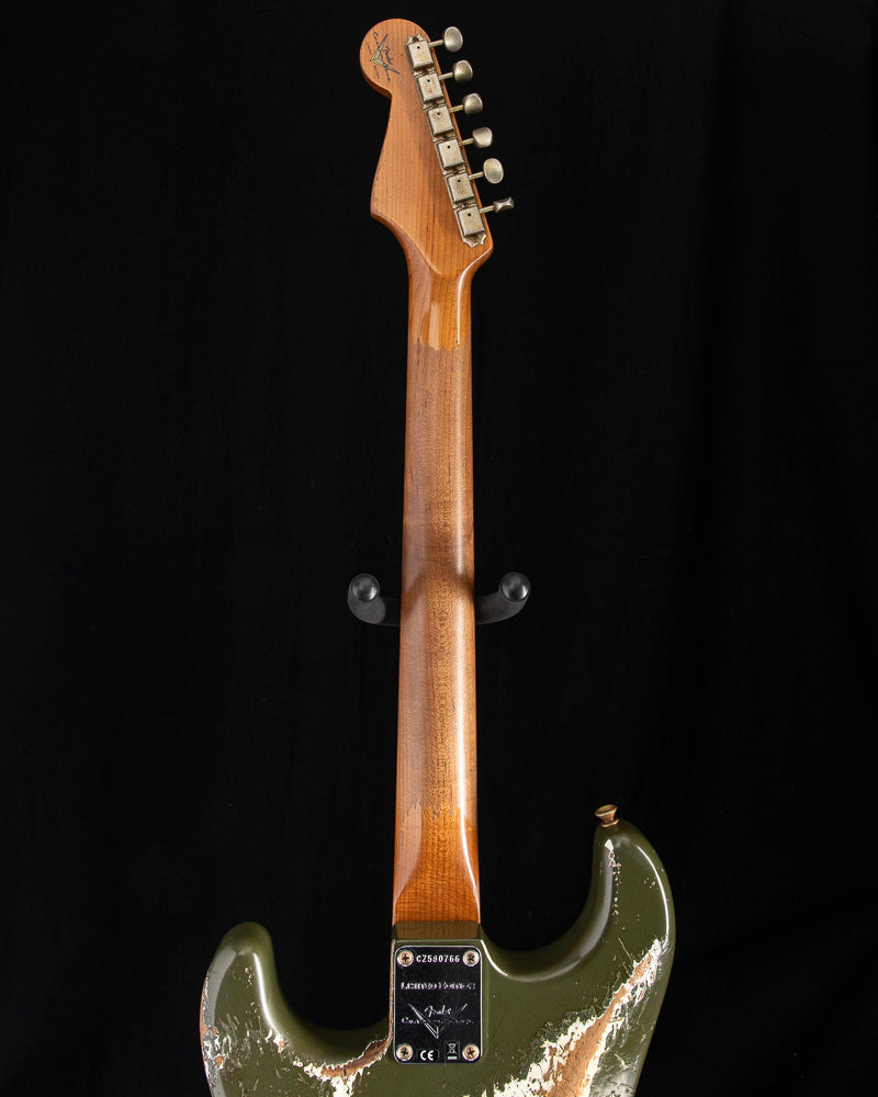 Fender Custom Shop Roasted '60 Stratocaster Super Heavy Relic Aged Olive Green