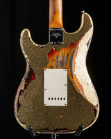 Fender Custom Shop '61 Strat Super Heavy Relic Gold Sparkle over 3-Color Sunburst