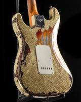 Fender Custom Shop '61 Strat Super Heavy Relic Gold Sparkle over 3-Color Sunburst