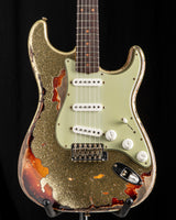 Fender Custom Shop '61 Strat Super Heavy Relic Gold Sparkle over 3-Color Sunburst