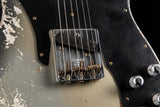 Fender Custom Shop Tele Custom Super Heavy Aged Firemist Silver with Aged Candy Tangerine Burst