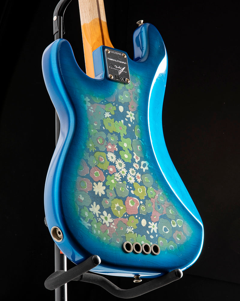 Fender Custom Shop Blue Flower '54 Precision Bass Journeyman Aged Blue Floral