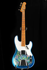 Fender Custom Shop Blue Flower '54 Precision Bass Journeyman Aged Blue Floral