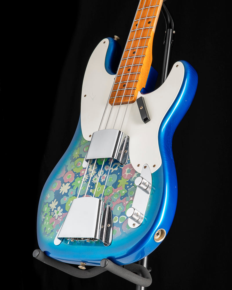 Fender Custom Shop Blue Flower '54 Precision Bass Journeyman Aged Blue Floral