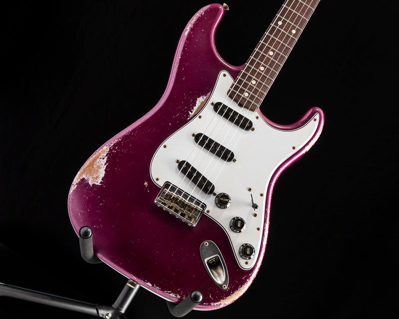 Modified Ruby Star Fender Custom Shop 60 Strat Heavy Relic Ruby Star Red Metallic Masterb