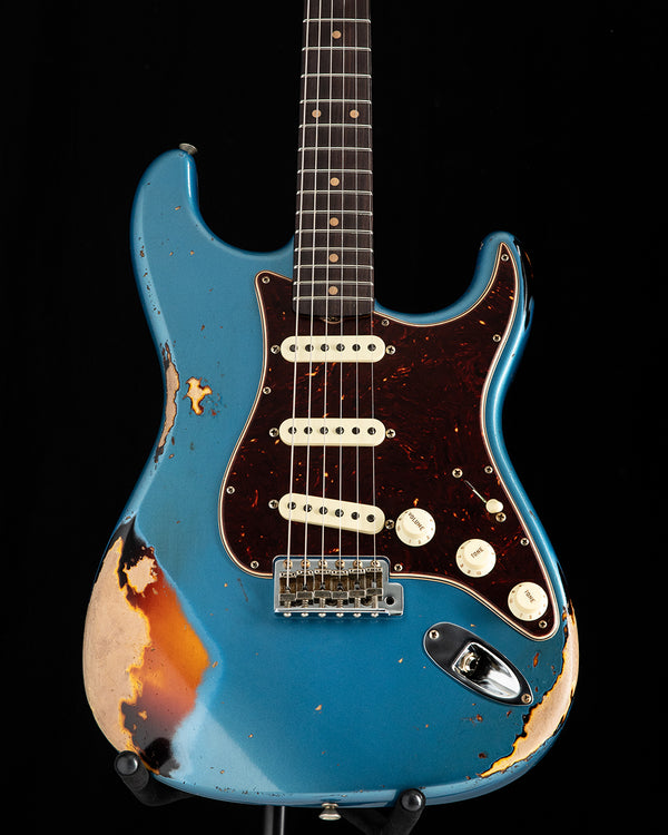 Fender Custom Shop LTD 1961 Heavy Relic Stratocaster Lake Placid Blue Over 3 Tone Sunburst