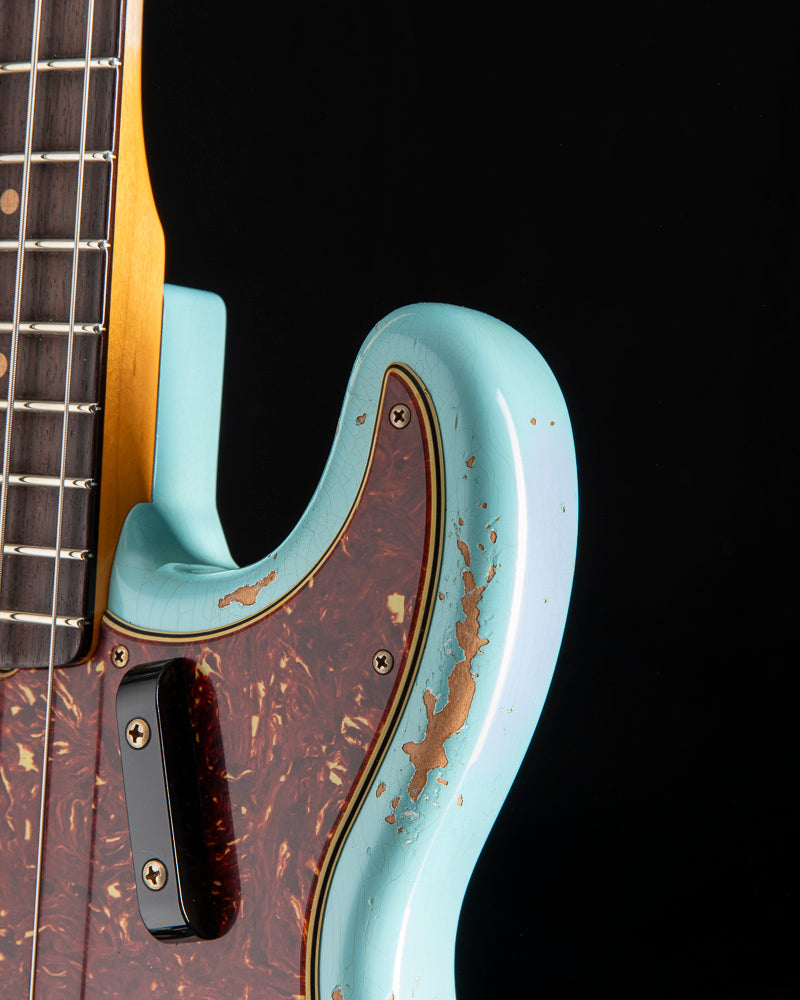 Fender Custom Shop '63 Precision Bass Relic Aged Daphne Blue